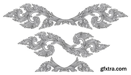 Cartouche Vector Elements - 25x EPS