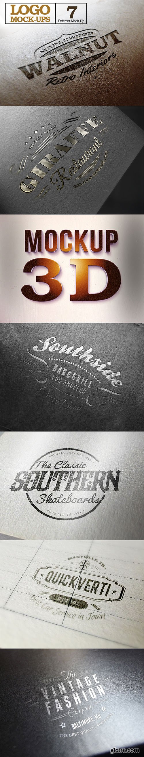 CreativeMarket Logo Mockup v2 Paper Edition