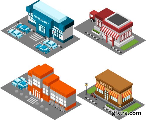 Isometric flat concept 3D illustration vector