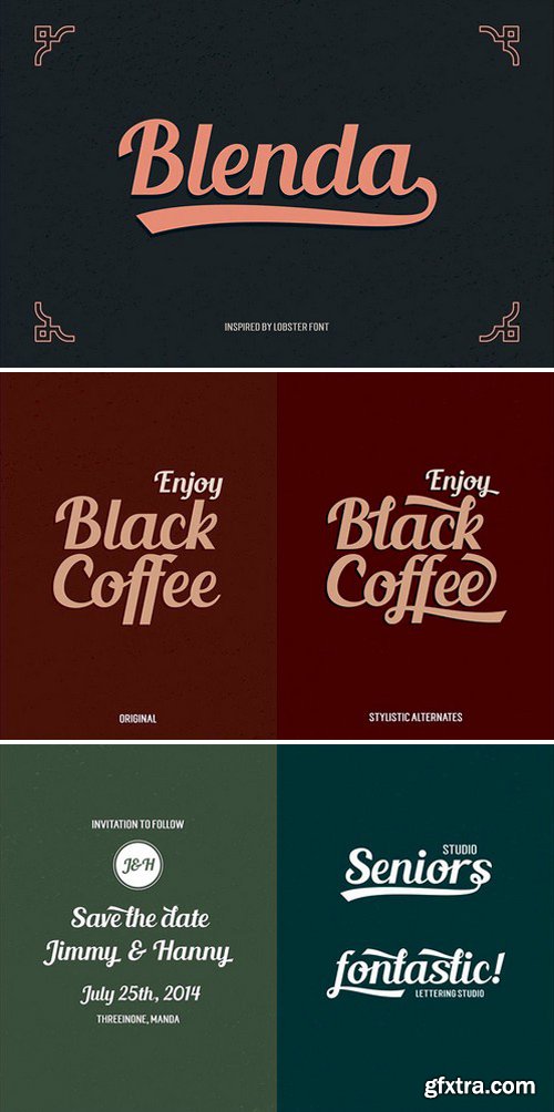 Blenda Script – Retro Font