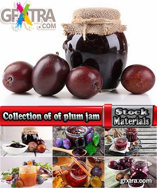 Collection of of plum jam marmalade sweetness 25 HQ Jpeg