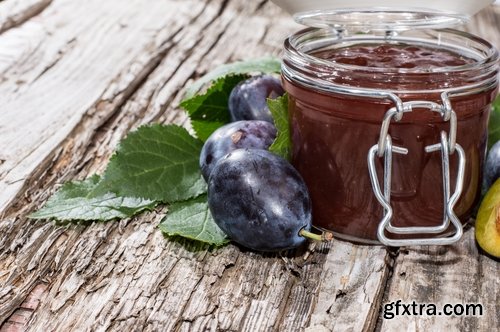 Collection of of plum jam marmalade sweetness 25 HQ Jpeg