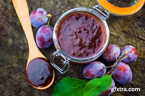 Collection of of plum jam marmalade sweetness 25 HQ Jpeg