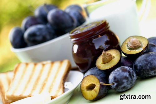 Collection of of plum jam marmalade sweetness 25 HQ Jpeg