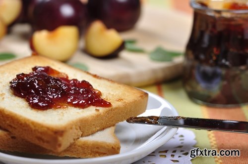 Collection of of plum jam marmalade sweetness 25 HQ Jpeg