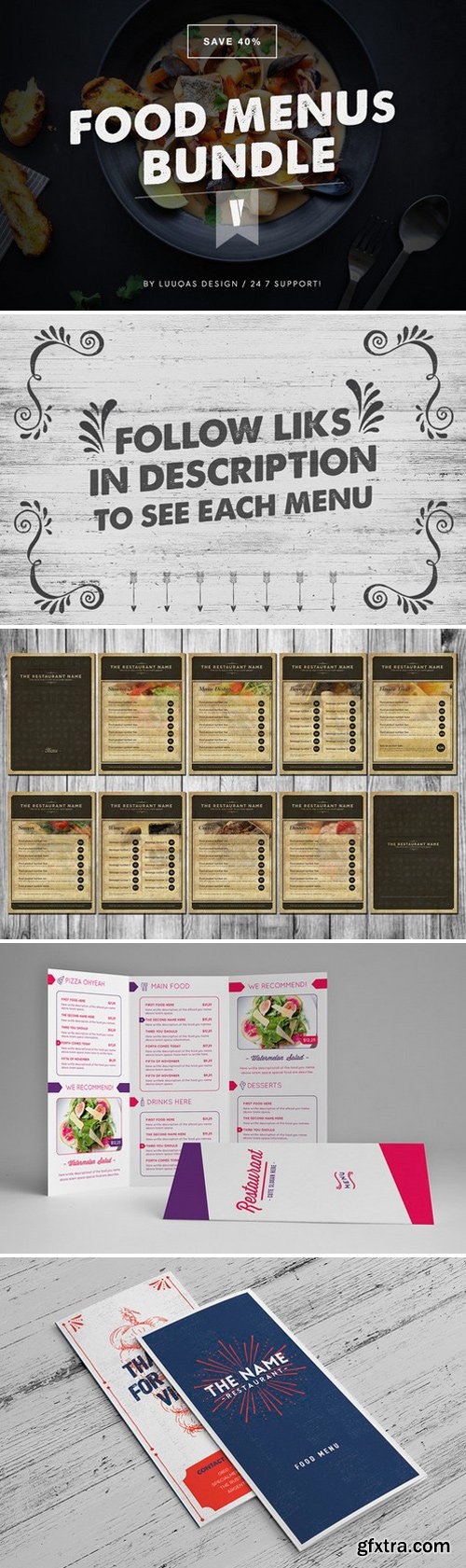 CM - Food Menus Bundle 5 300826