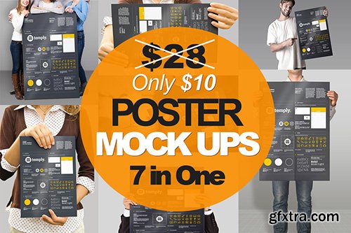 CreativeMarket Flyer Poster Mock-Ups