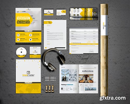 CreativeMarket Stationery / Branding Mock-ups