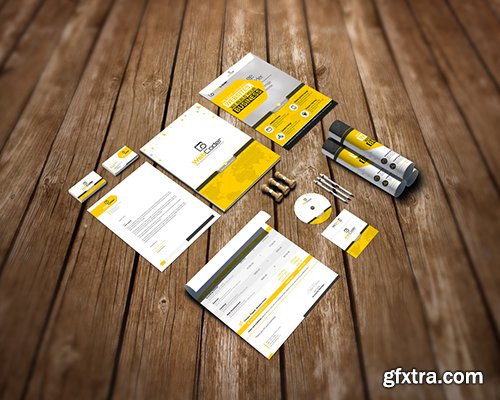 CreativeMarket Stationery / Branding Mock-ups