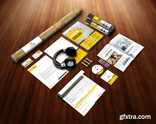 CreativeMarket Stationery / Branding Mock-ups