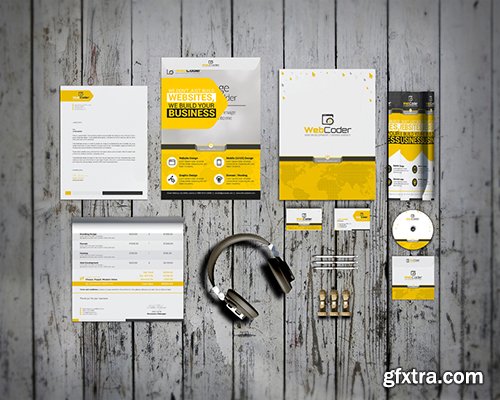 CreativeMarket Stationery / Branding Mock-ups