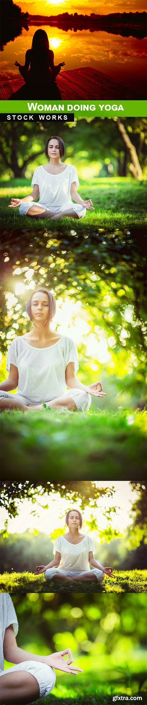 Woman doing yoga - 5 UHQ JPEG