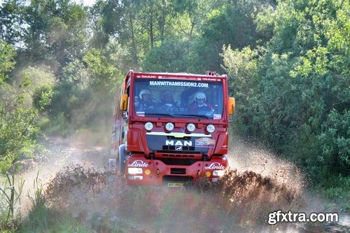 Collection truck racing track bigfoot truck with a jet engine 25 HQ Jpeg