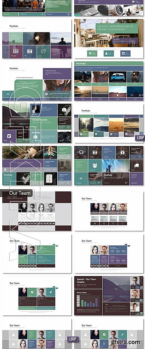 GraphicRiver - Business PPT - Metro Style 12169848