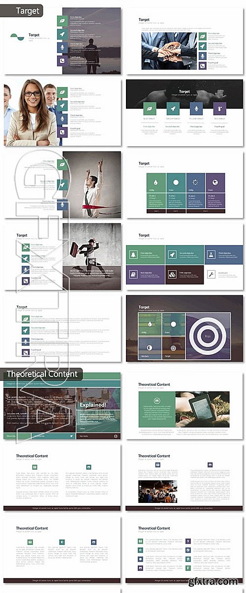 GraphicRiver - Business PPT - Metro Style 12169848