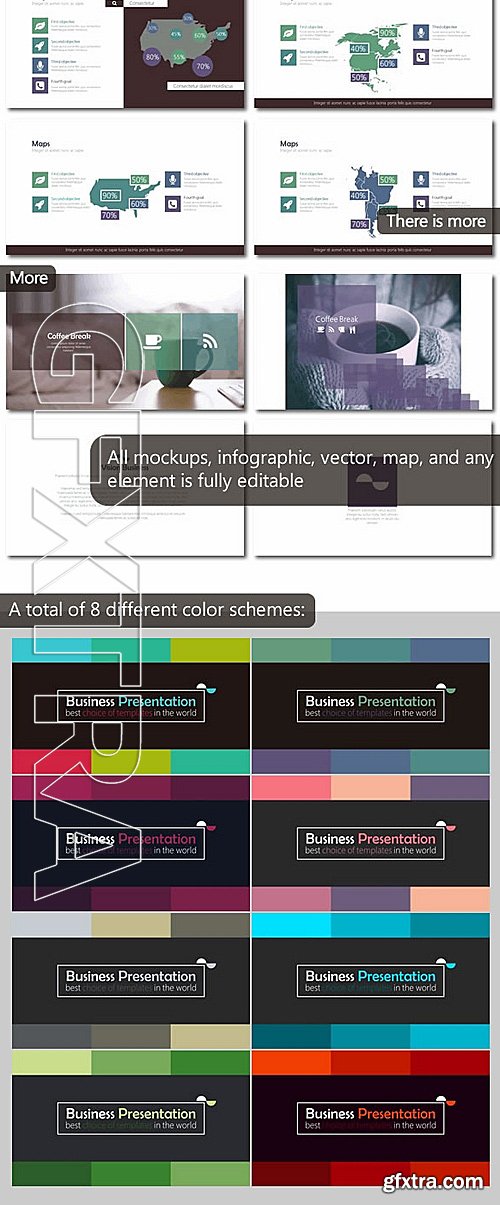 GraphicRiver - Business PPT - Metro Style 12169848