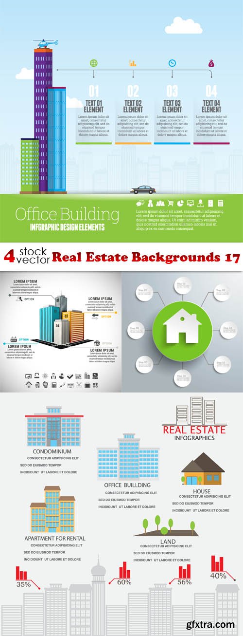 Vectors - Real Estate Backgrounds 17