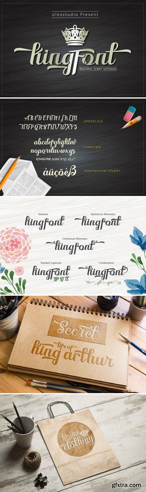 CM - Kingfont Script 351737