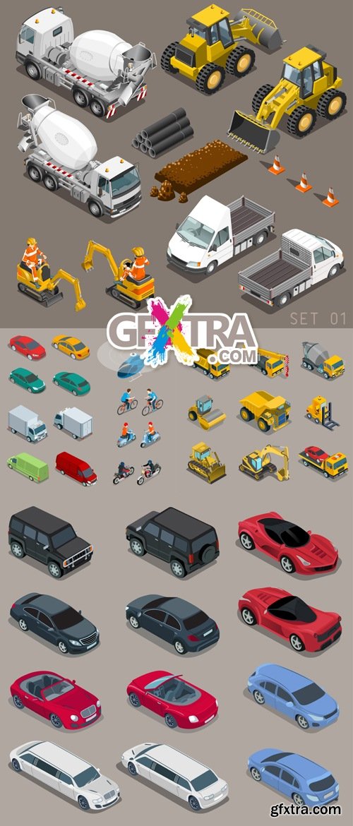 Transport Icons Vector 3