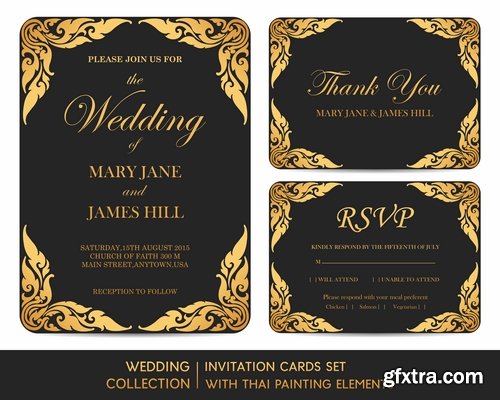 Collection of vector banner picture card flyer poster invitation card #2-25 EPS