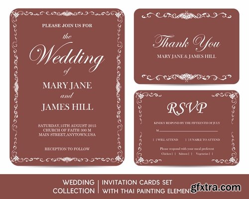 Collection of vector banner picture card flyer poster invitation card #2-25 EPS
