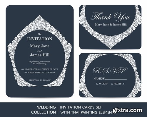 Collection of vector banner picture card flyer poster invitation card #2-25 EPS