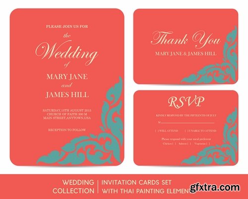 Collection of vector banner picture card flyer poster invitation card #2-25 EPS