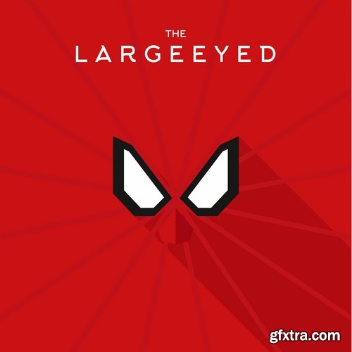 Collection of vector image mask superhero 25 EPS