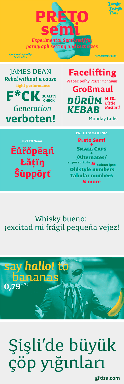 Preto Semi Font Family