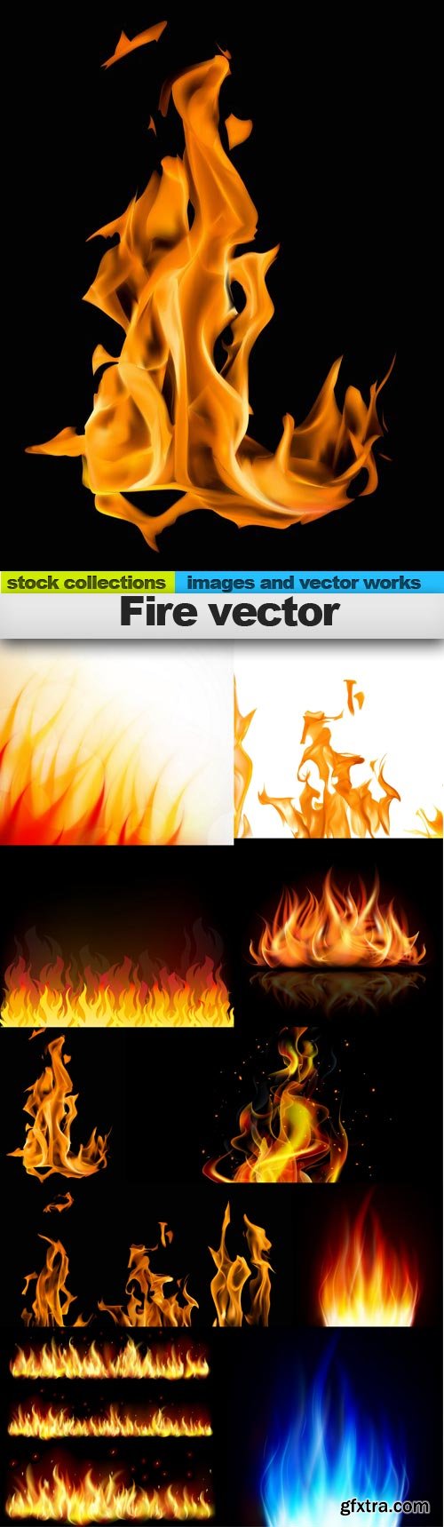 Fire vector, 10 x EPS