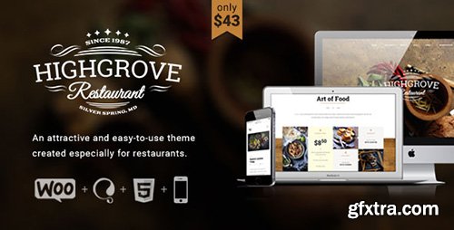 ThemeForest - HG Restaurant v1.5.5 - Responsive WordPress Theme - 9910041