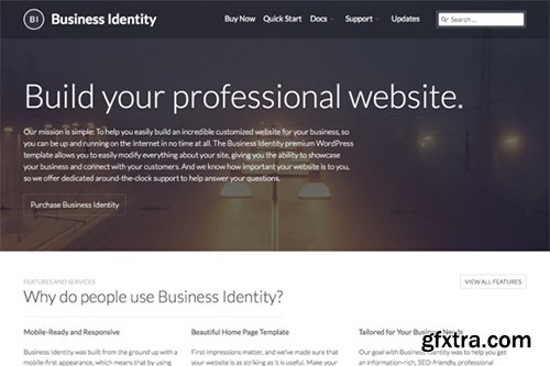 Business Identity v3.0.2 - WordPress Theme - CM 39756