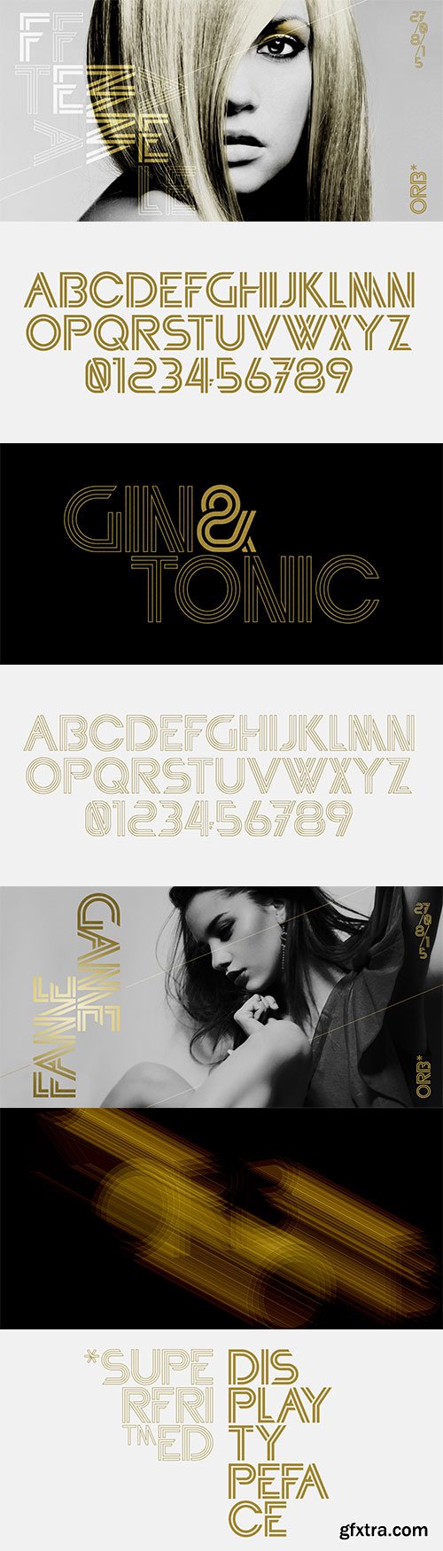 Orb - Elegant, Geometric Uppercase Display Typeface