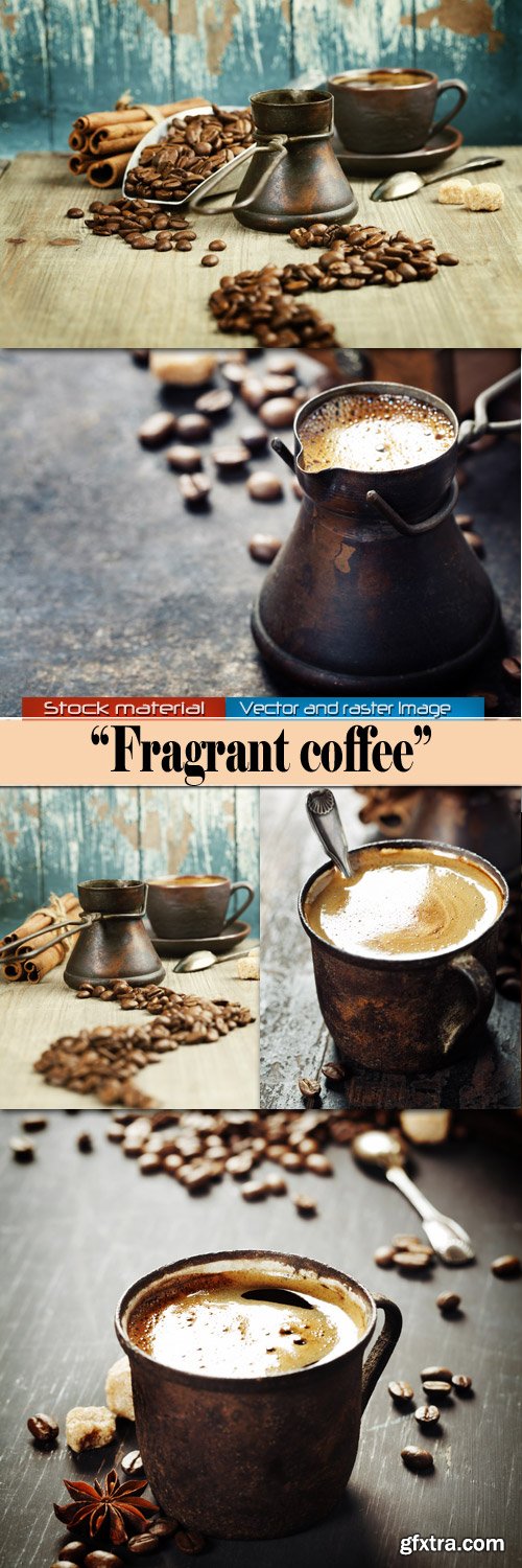 Cup of fragrant coffee