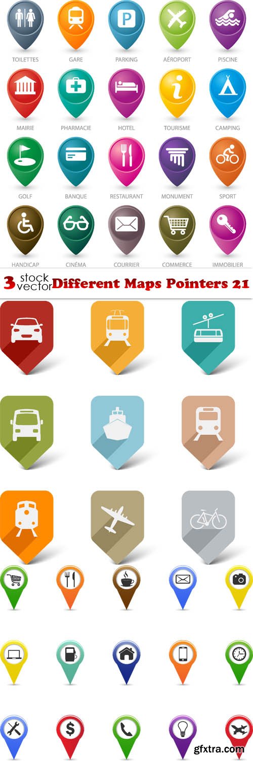 Vectors - Different Maps Pointers 21