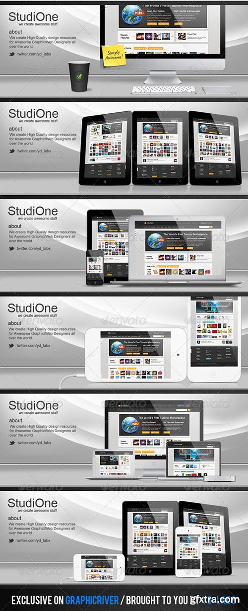 Graphicriver FB Timelines Bundle V3 3394071