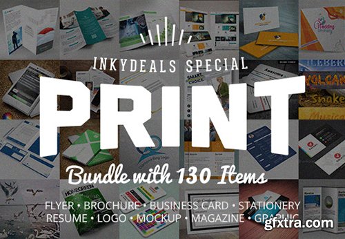 The Ultimate Print Templates Bundle with 130 Items