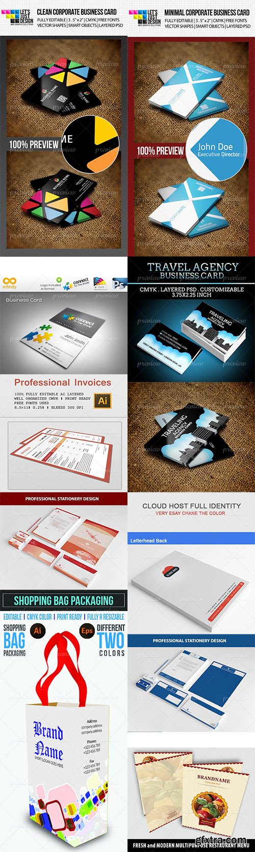 The Ultimate Print Templates Bundle with 130 Items