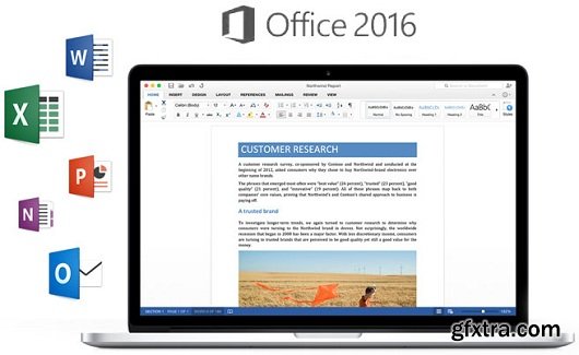 Microsoft Office for Mac 2016 v15.11.2 Volume License Edition