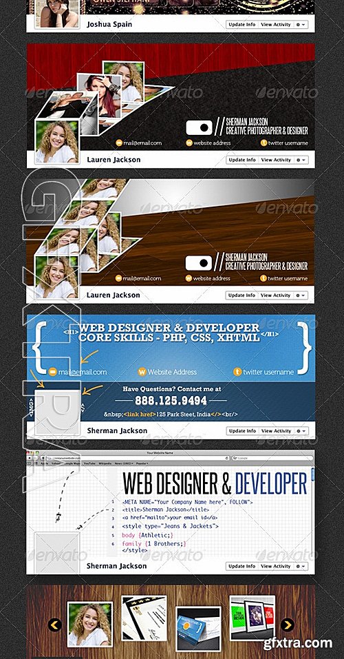 GraphicRiver - Facebook Creative Timeline Covers Premium Bundle 2024381