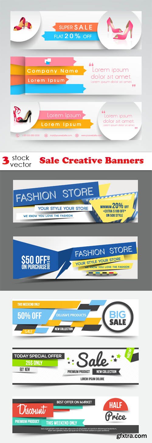 Vectors - Sale Creative Banners