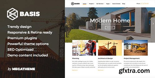 ThemeForest - Basis v1.0 - Construction Business WordPress Theme - 12067461