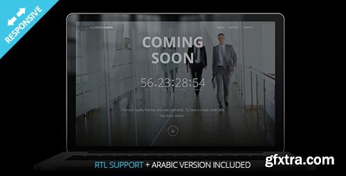 CodeGrape - Coming Soon - HTML Responsive Single Page Template - Bi-lingual RTL Support