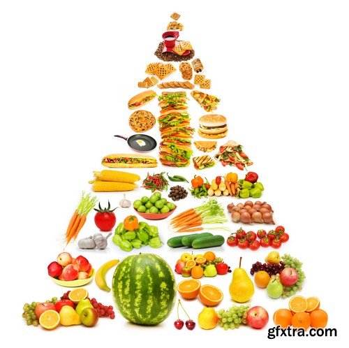 Food Pyramide - 21 UHQ JPEG