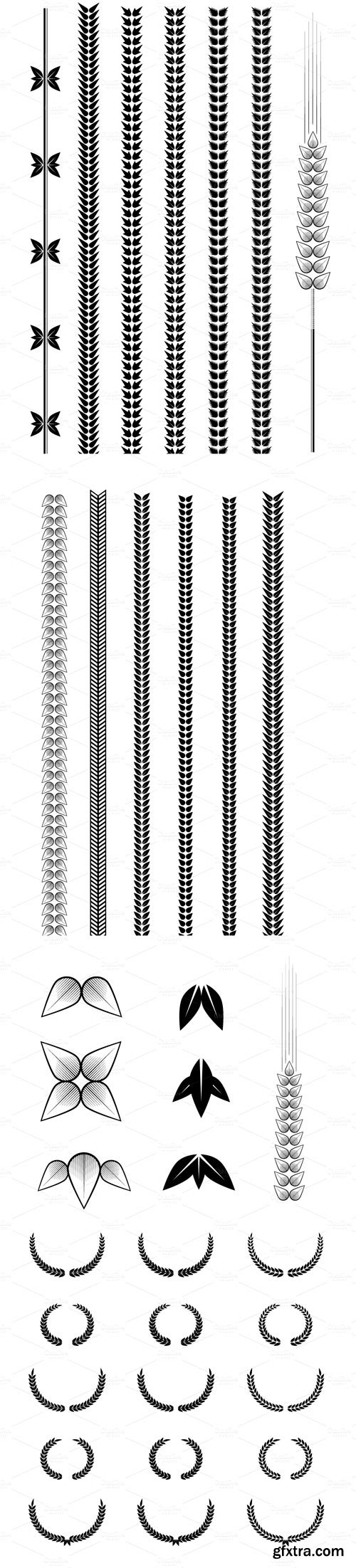 CM 17073 - Over 250 Vector Decorative Elements