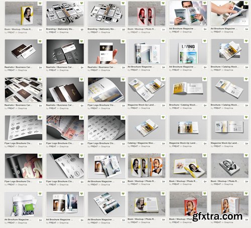 CreativeMarket - 105 Mock Ups Mega Bundle 353298