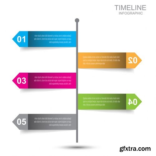 Infographics elements in Vector 21