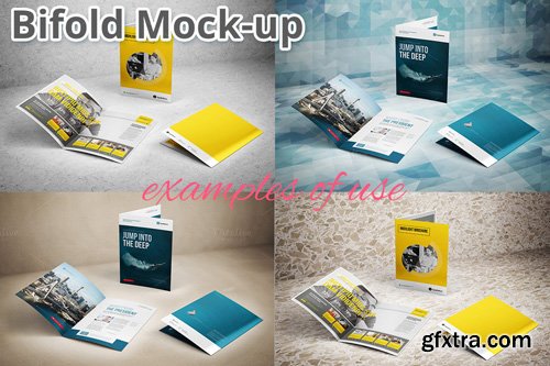 CreativeMarket - Bifold Brochure Mockup 353593