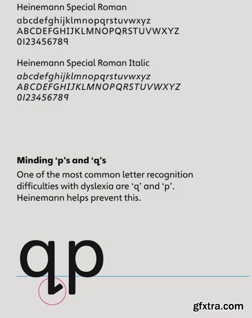 Heinemann Special - Typeface for Educational Publishing NEW!