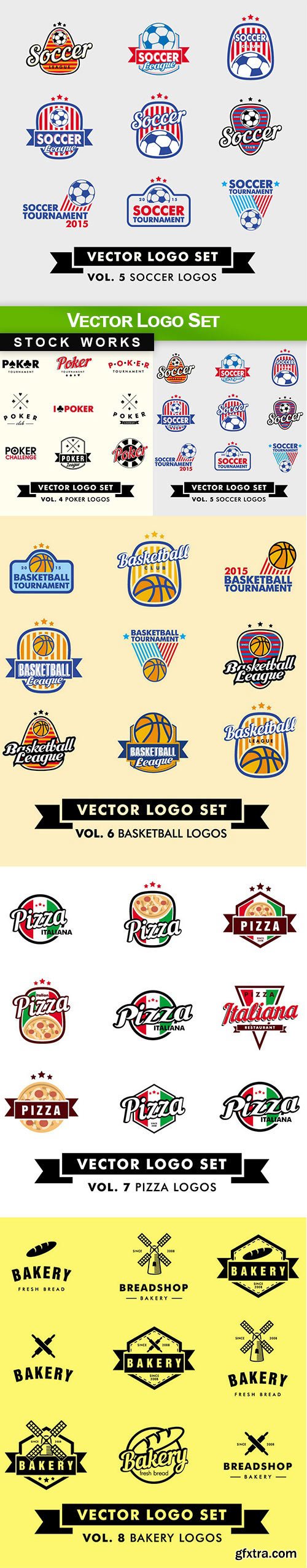 Vector Logo Set - 5 EPS